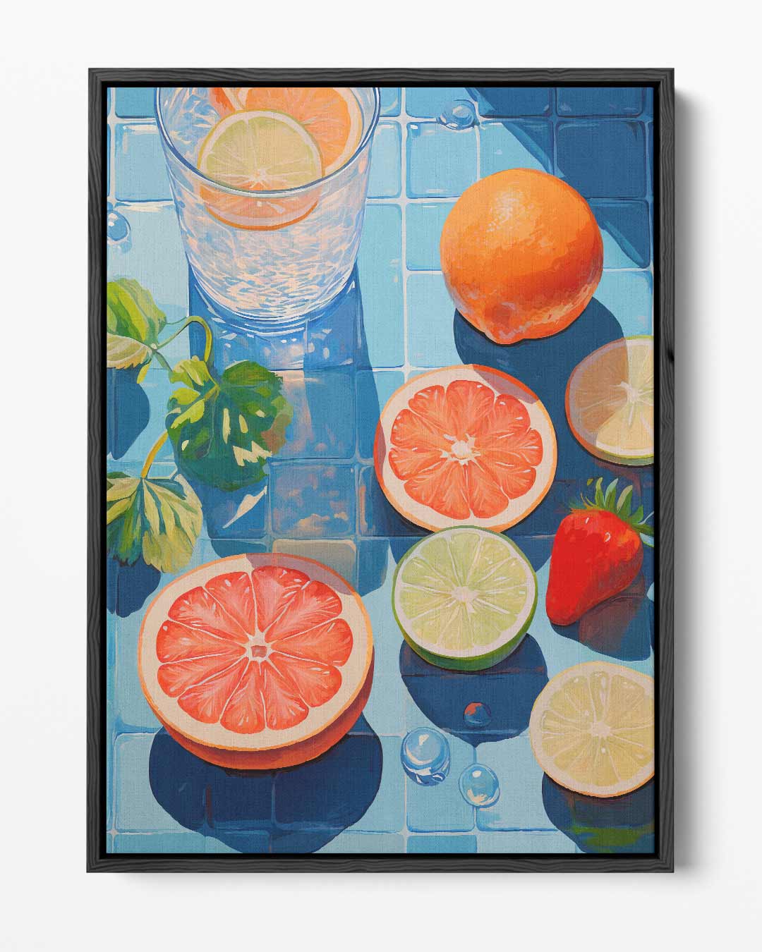 Zomerse Vruchtensensatie Kunstwerk-canvas-dibond-plexiglas-wanddecoratie-WallArtistic