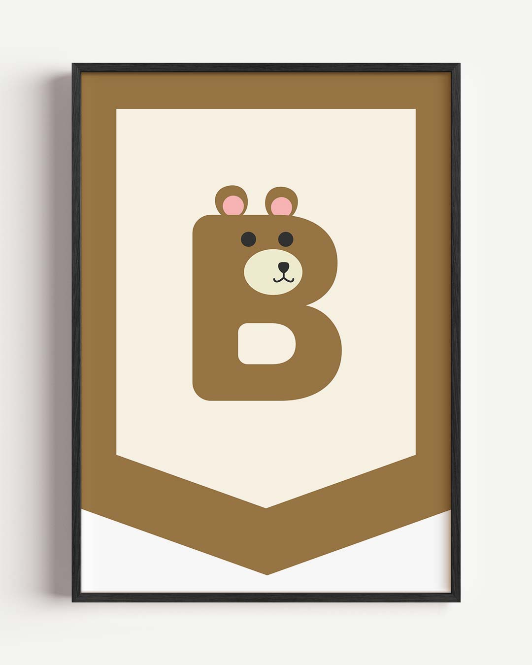 Schattige Berenalfabet Poster