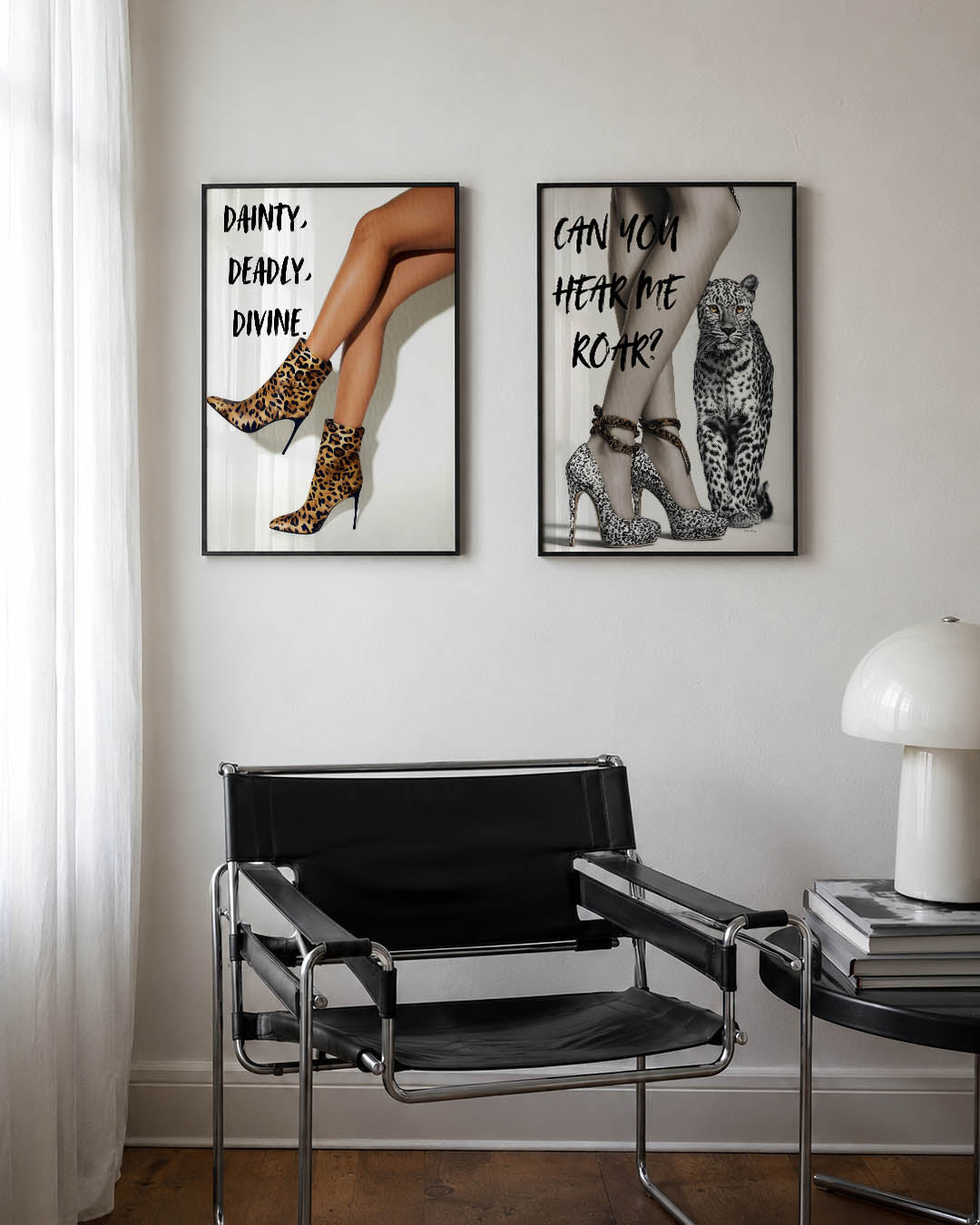 Vorm en contrast Posterset