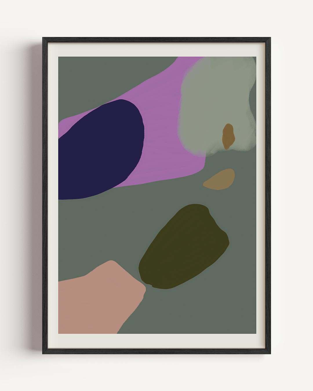 Kleurrijke Abstracte Kunstposter-WallArtistic