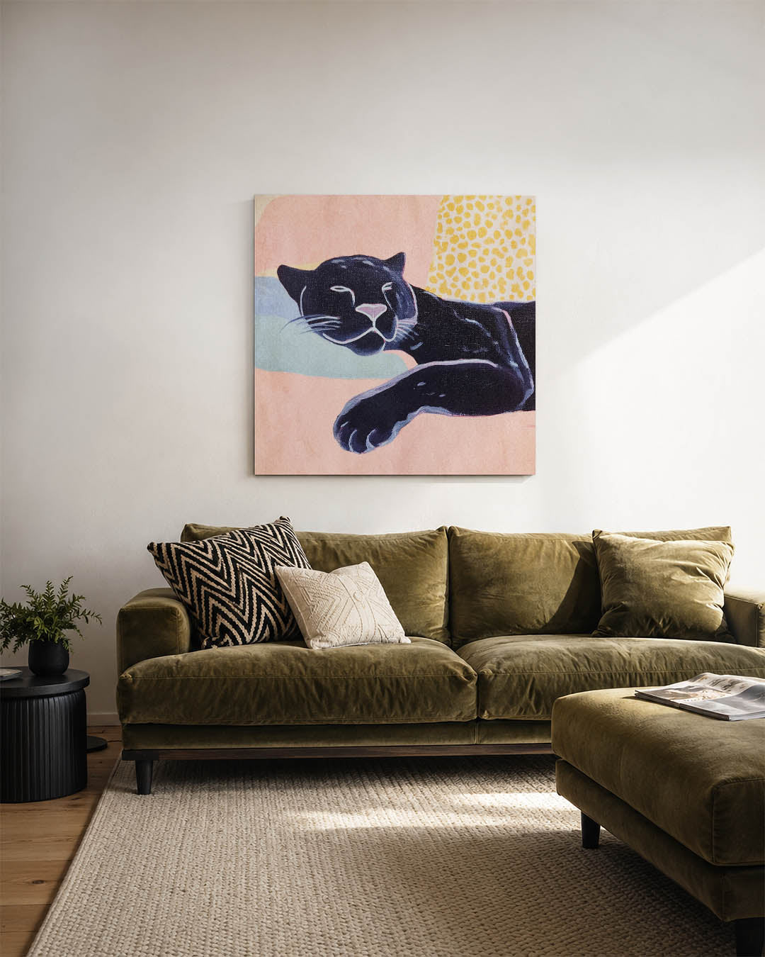 Dromerige panter Kunstwerk