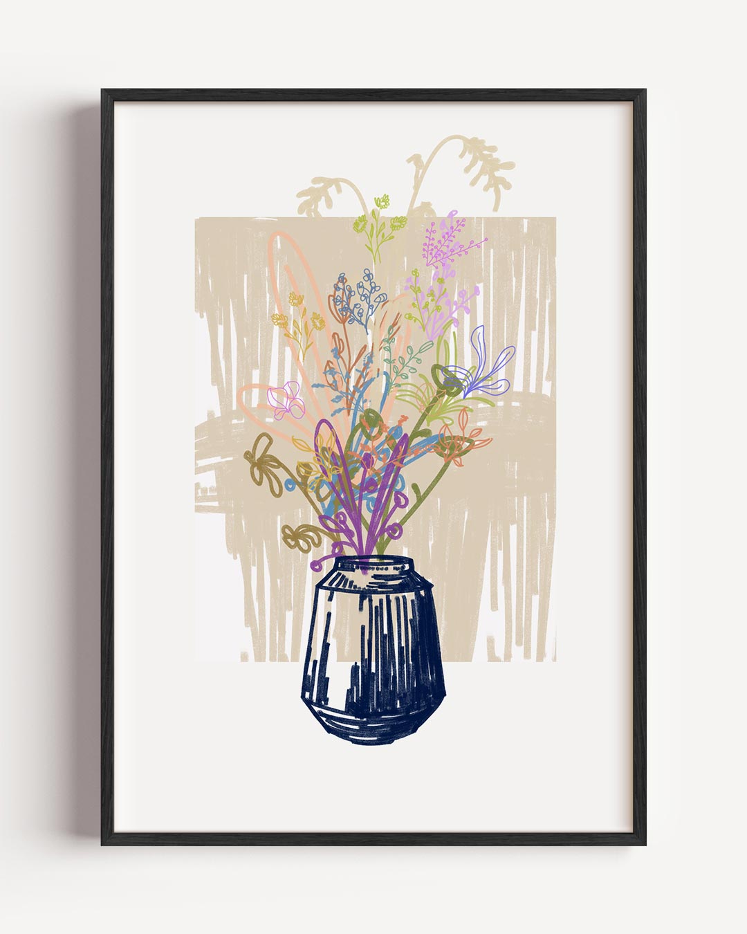 Bohemian Bloemenpracht Poster-WallArtistic