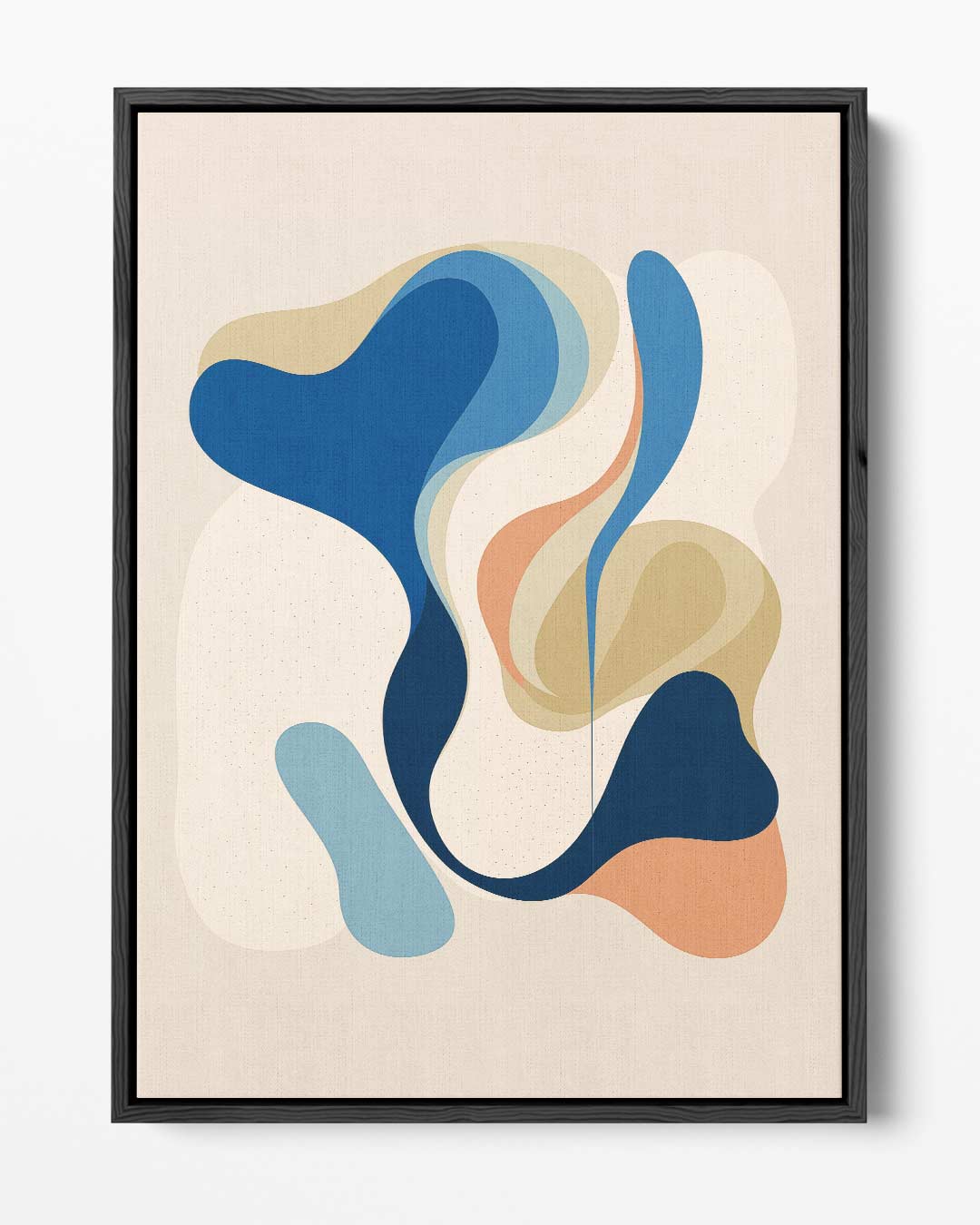 Kleurig Stromen Kunstwerk-canvas-dibond-plexiglas-wanddecoratie-WallArtistic