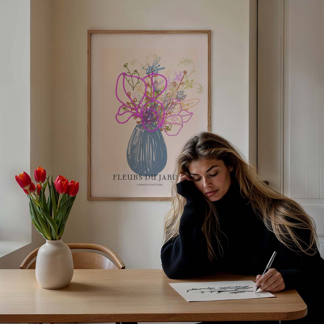 Fleurs du Jardin Bloemenposter-WallArtistic