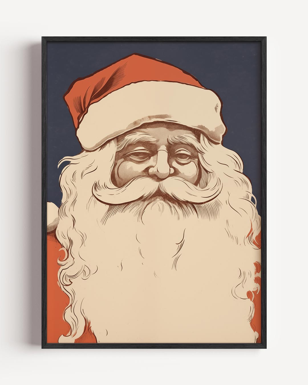 Vintage Kerstman Poster-WallArtistic