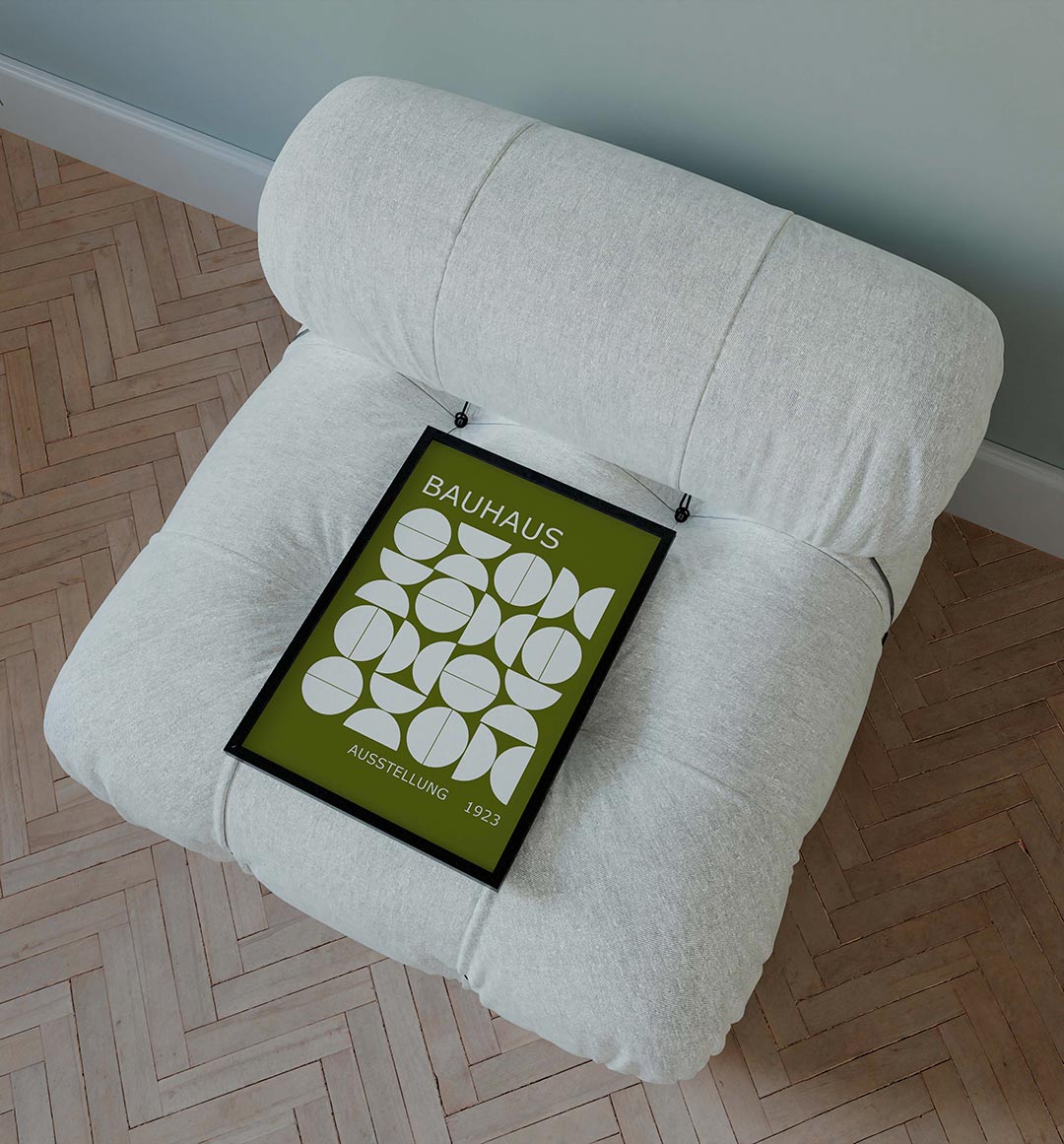 Vormritme en kleur Poster