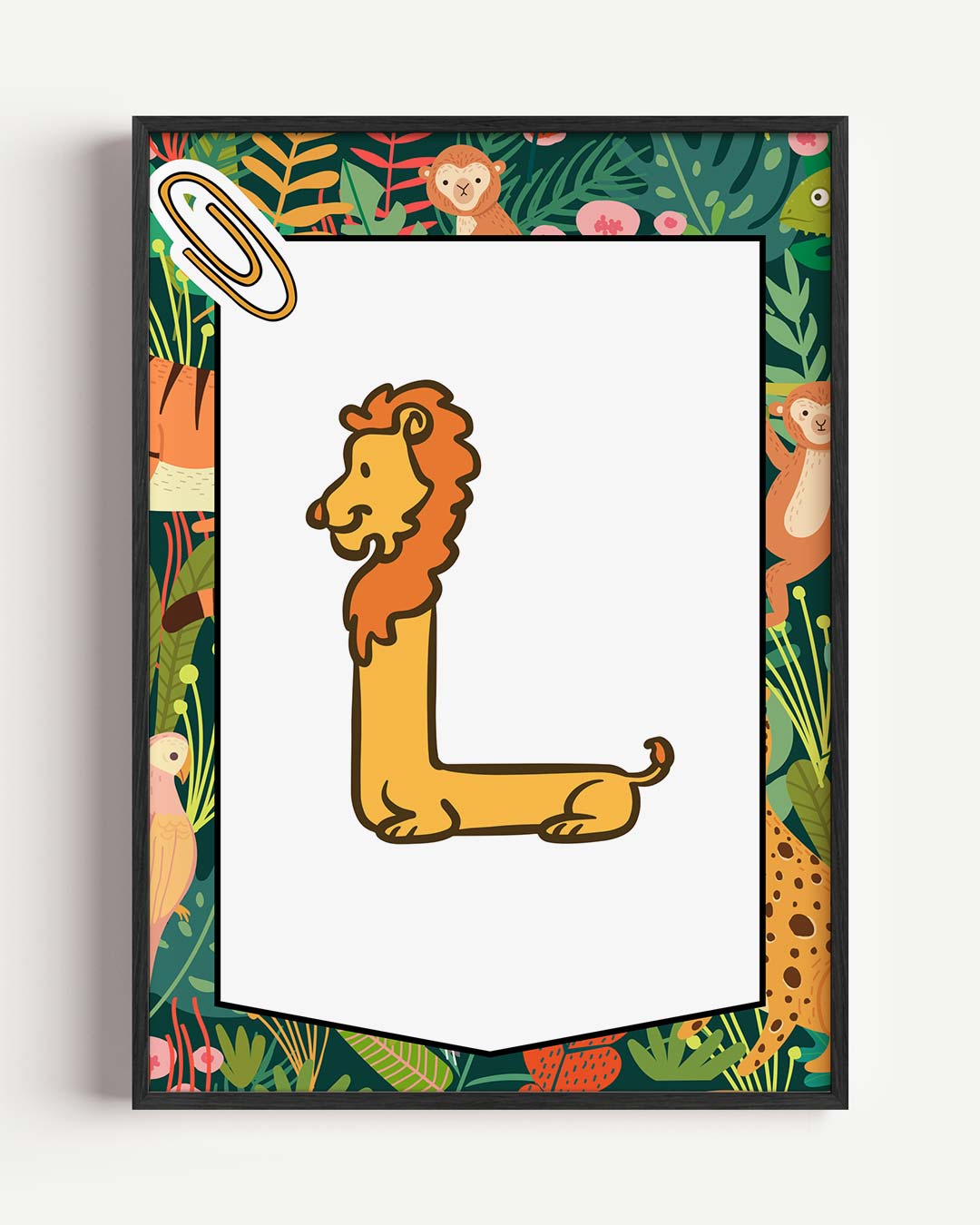 Jungle Alfabet Poster
