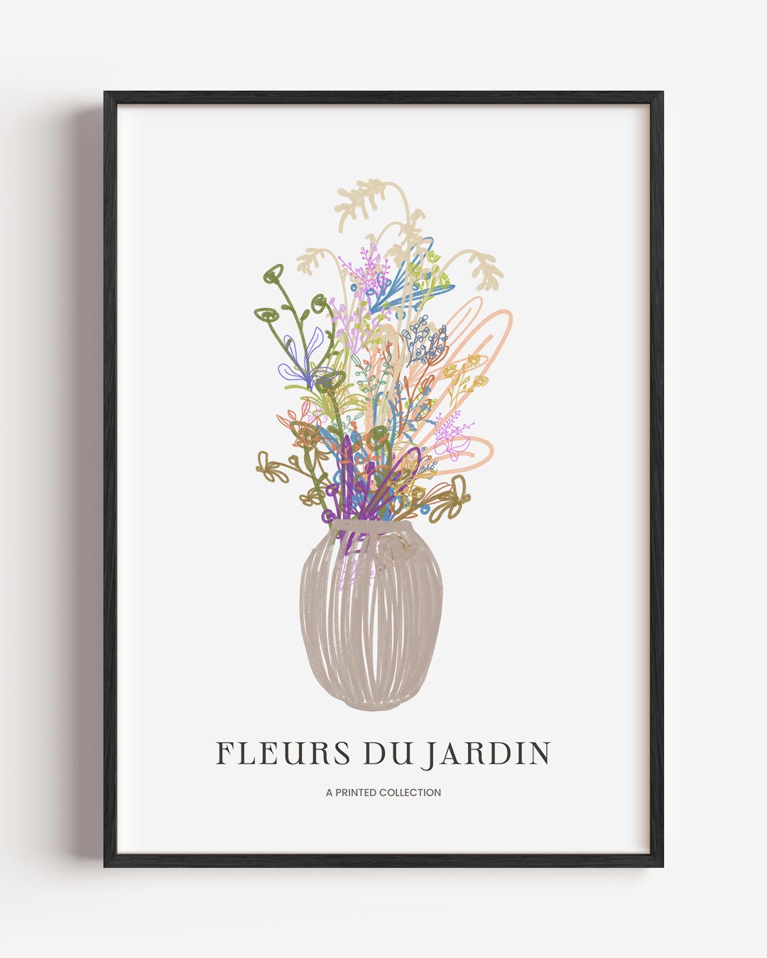 Bloemige Tuindromen Poster-WallArtistic