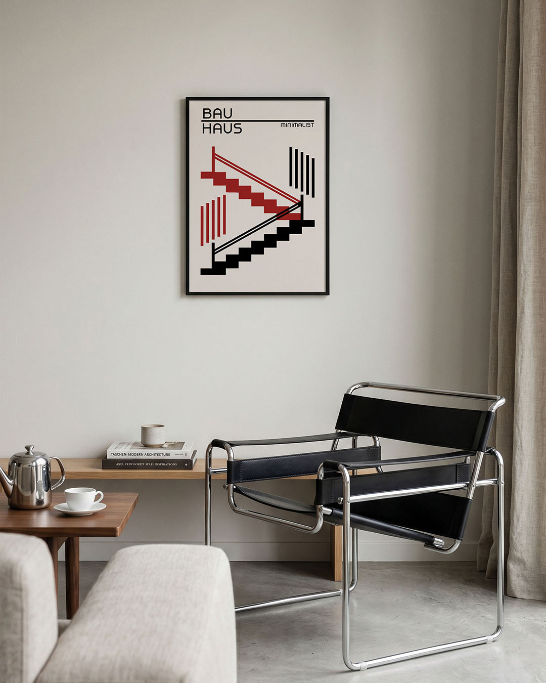 Lijnen en trappen Poster