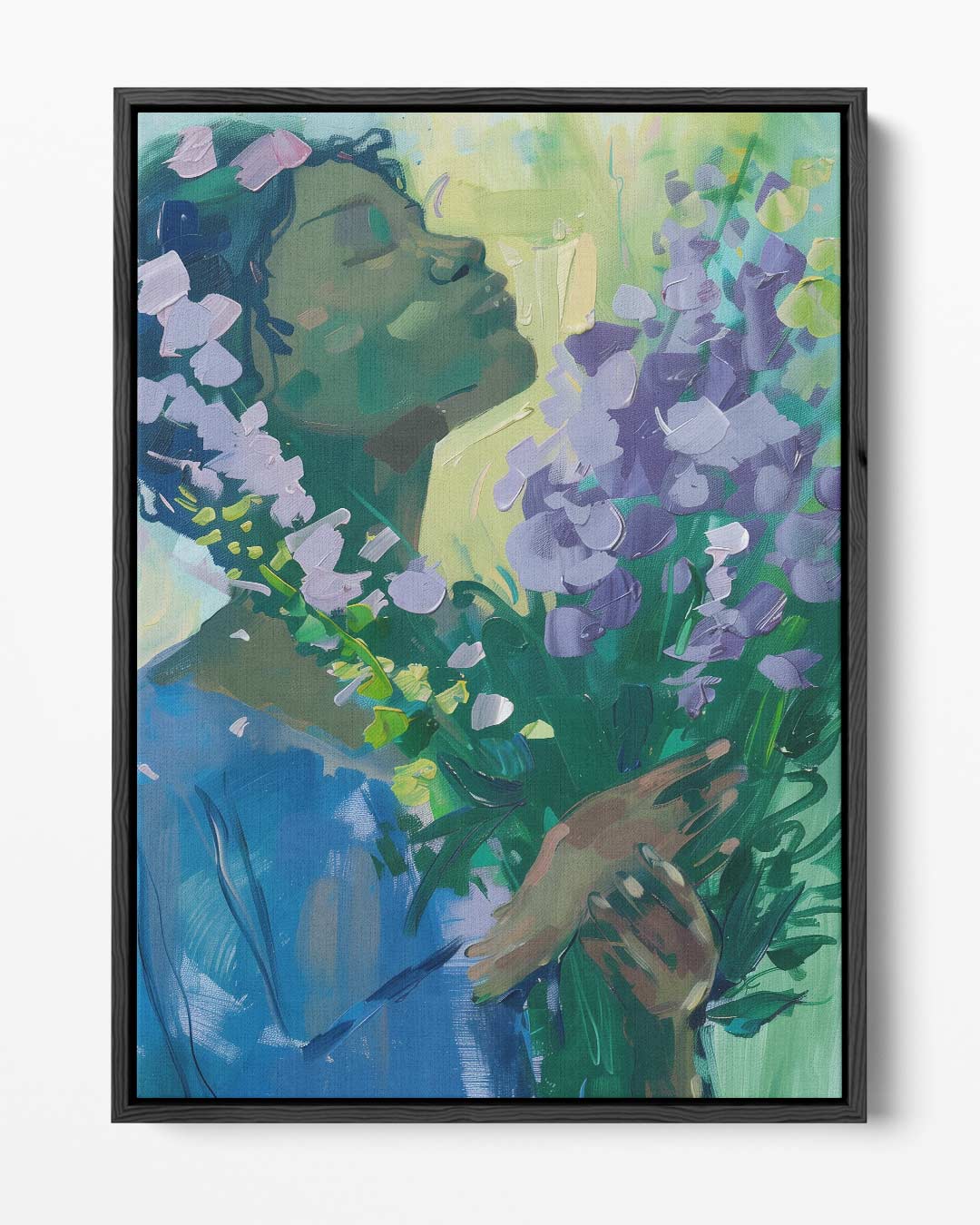 Bloemige Dromen Kunstwerk-canvas-dibond-plexiglas-wanddecoratie-WallArtistic