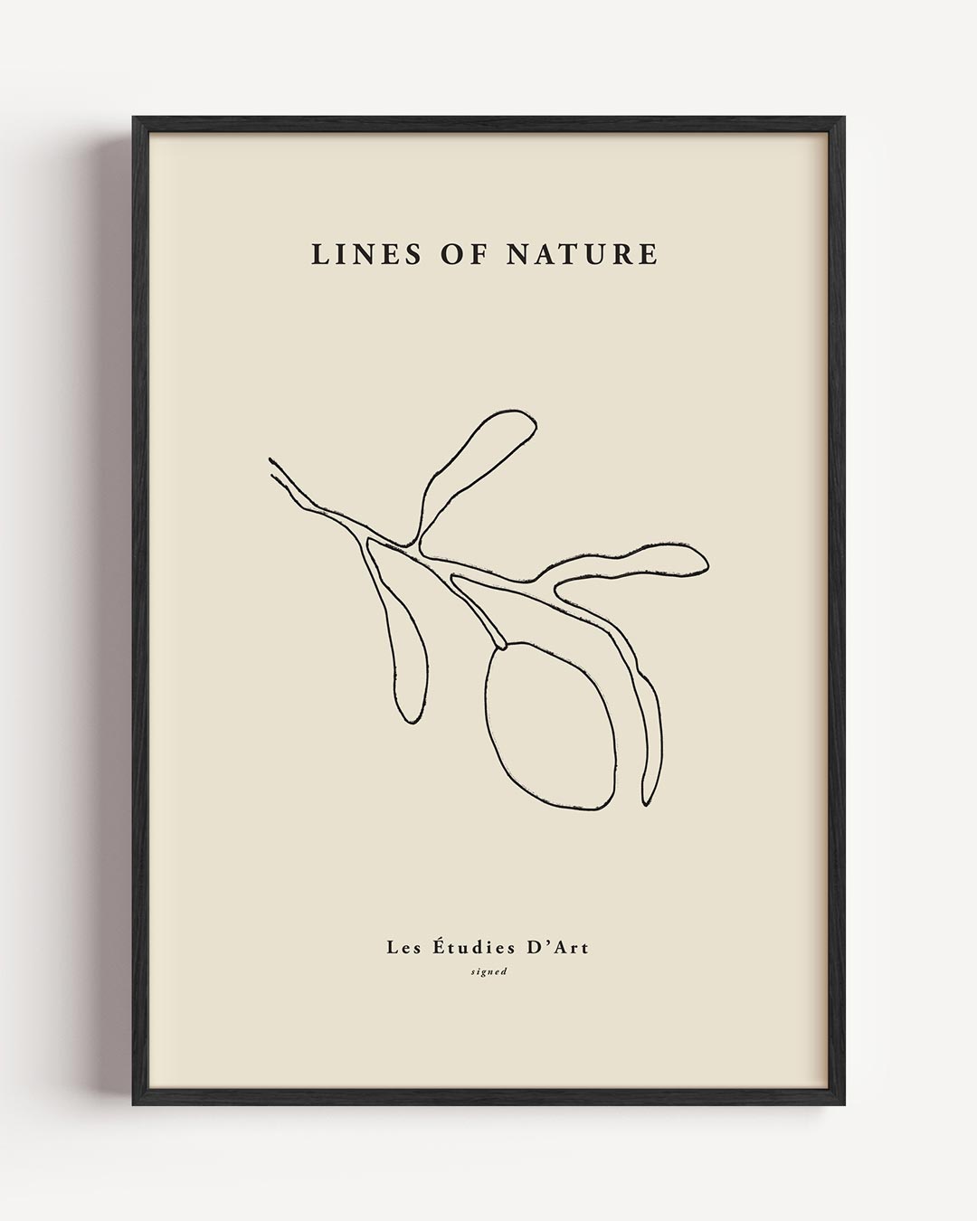 Minimalistische Natuurtekening Poster-WallArtistic