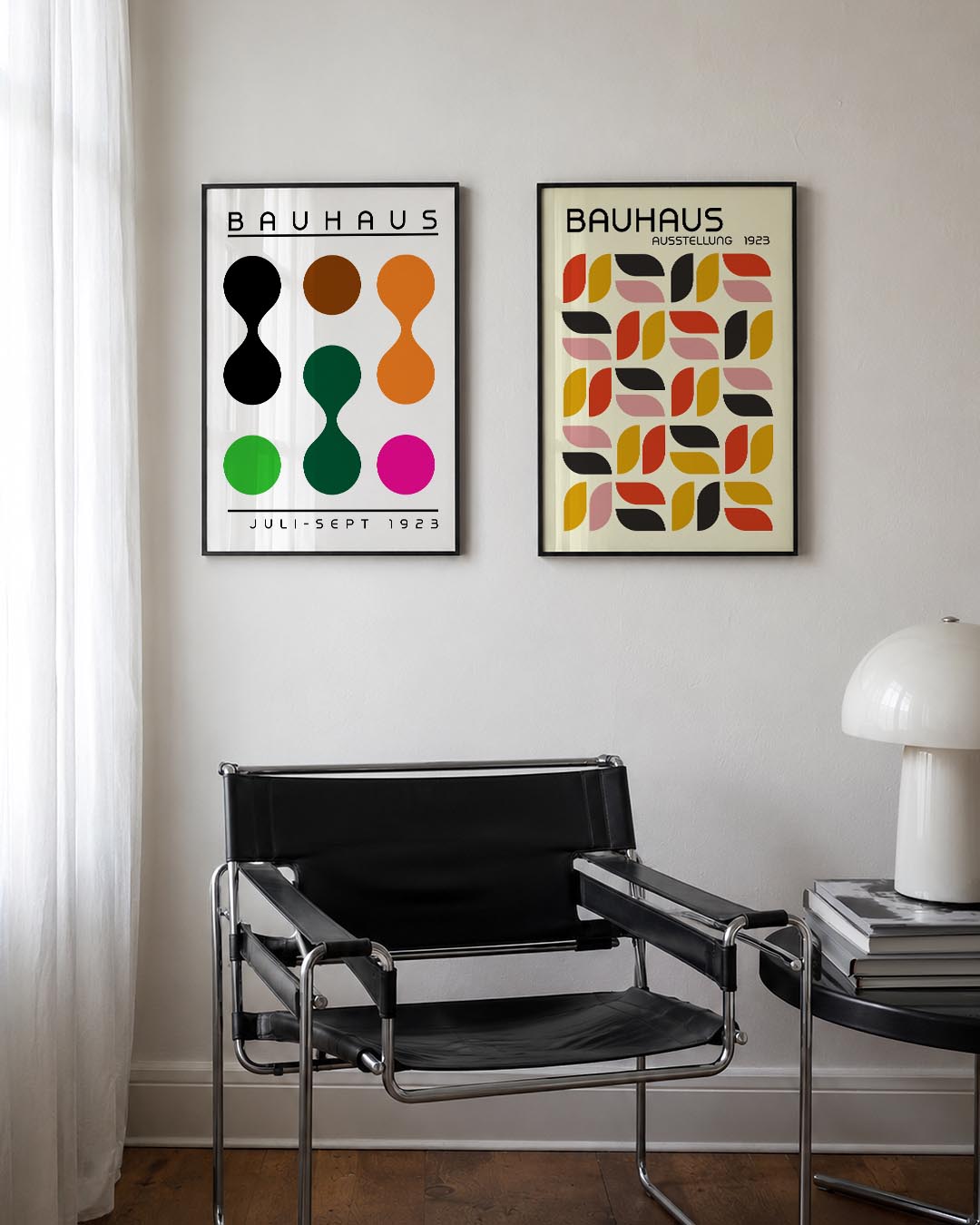 Kleurrijke vormen Posterset