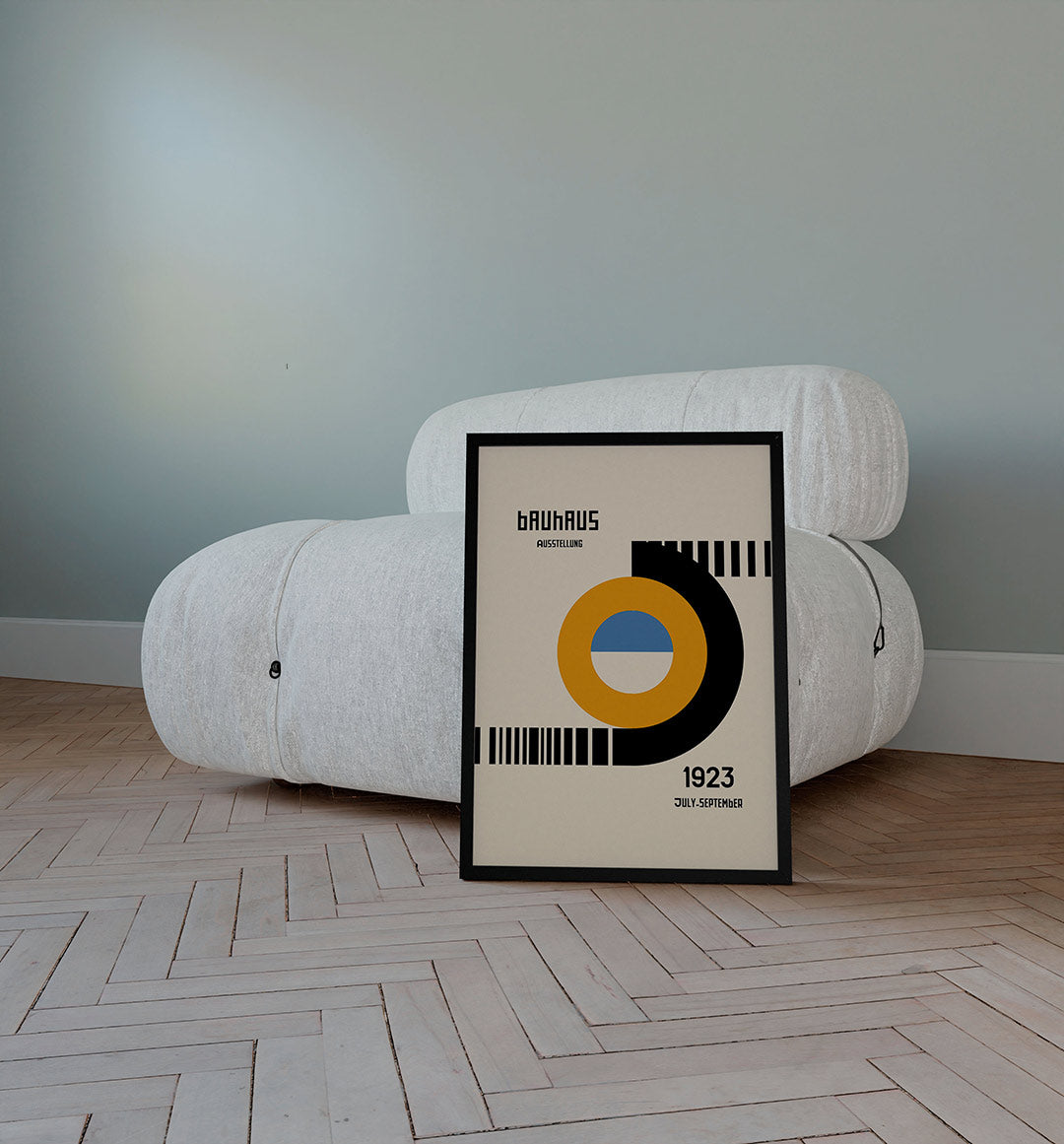 Cirkel en lijnen Poster