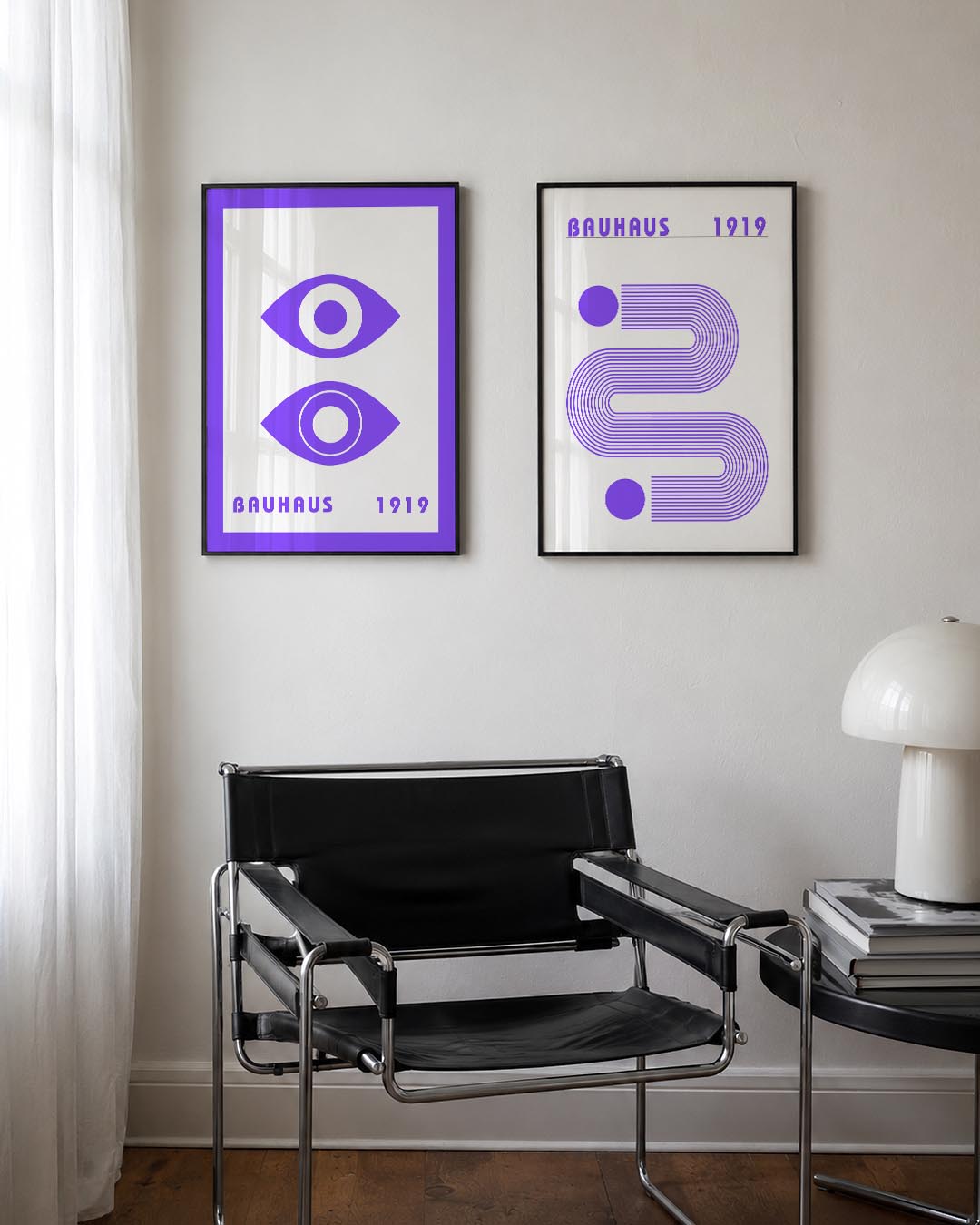 Oogvormen en lijnen Posterset