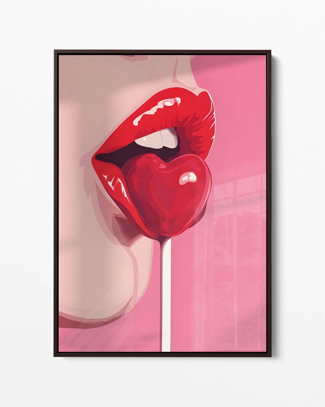 Sweet Temptation Pop Art Kunstwerk-canvas-dibond-plexiglas-wanddecoratie-WallArtistic