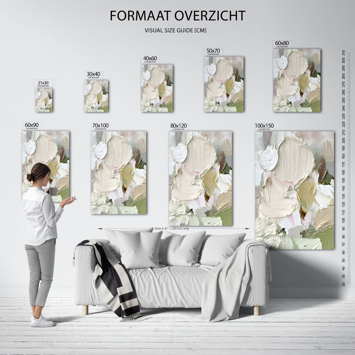 Abstracte textuur Poster