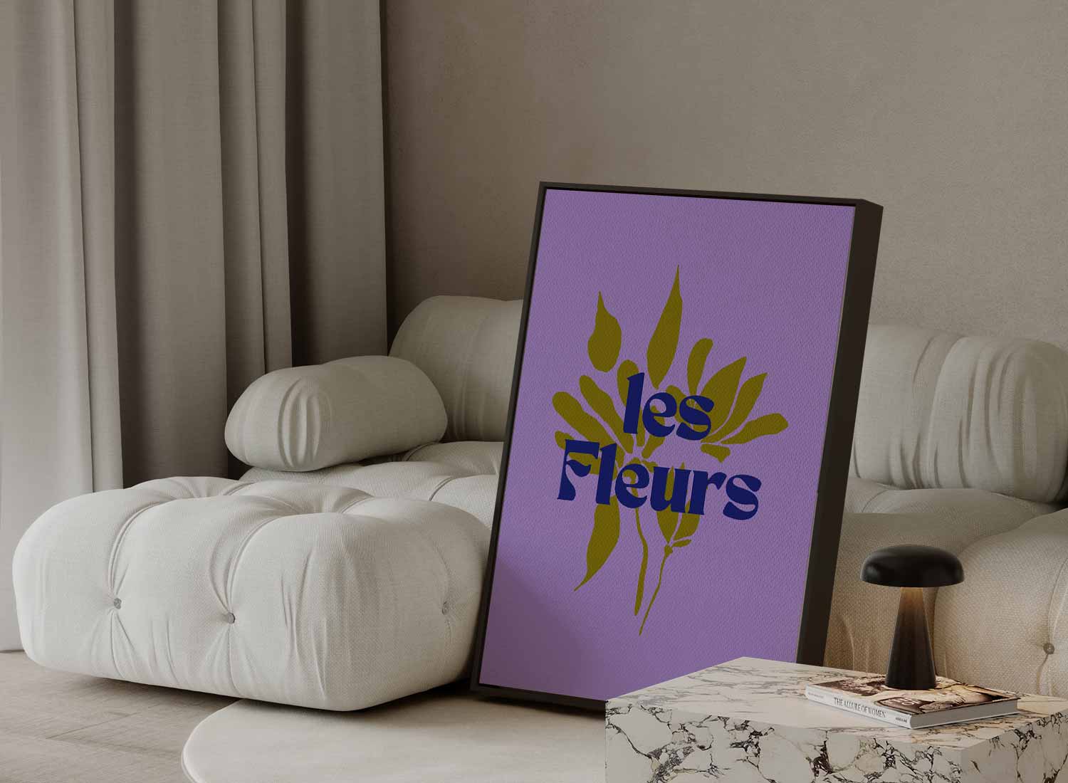 Les Fleurs Poster