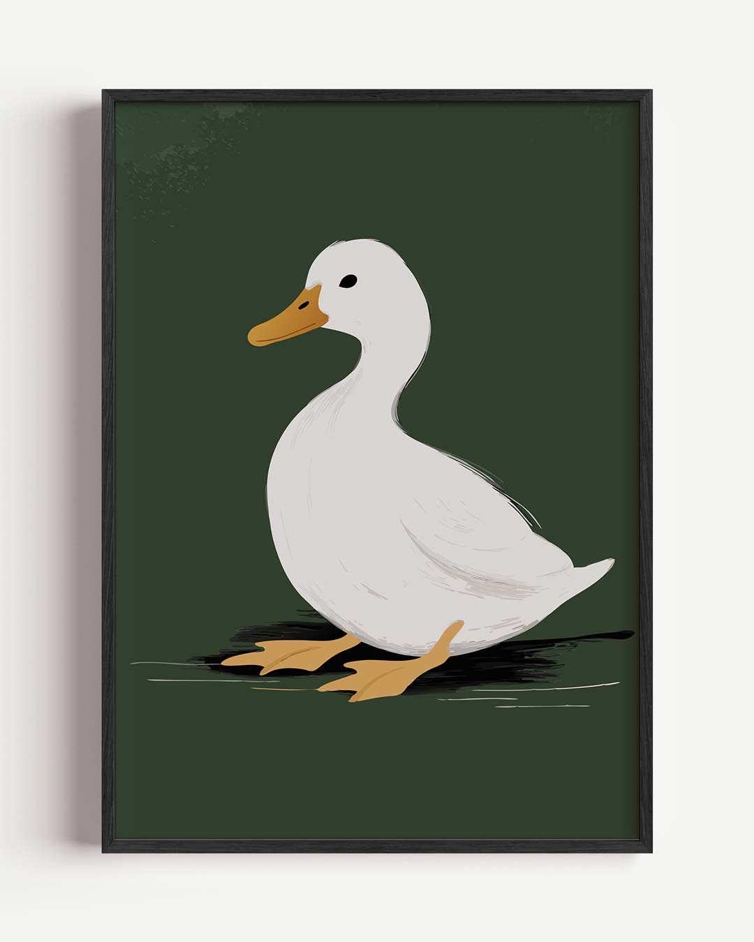 Schattige Eend Poster