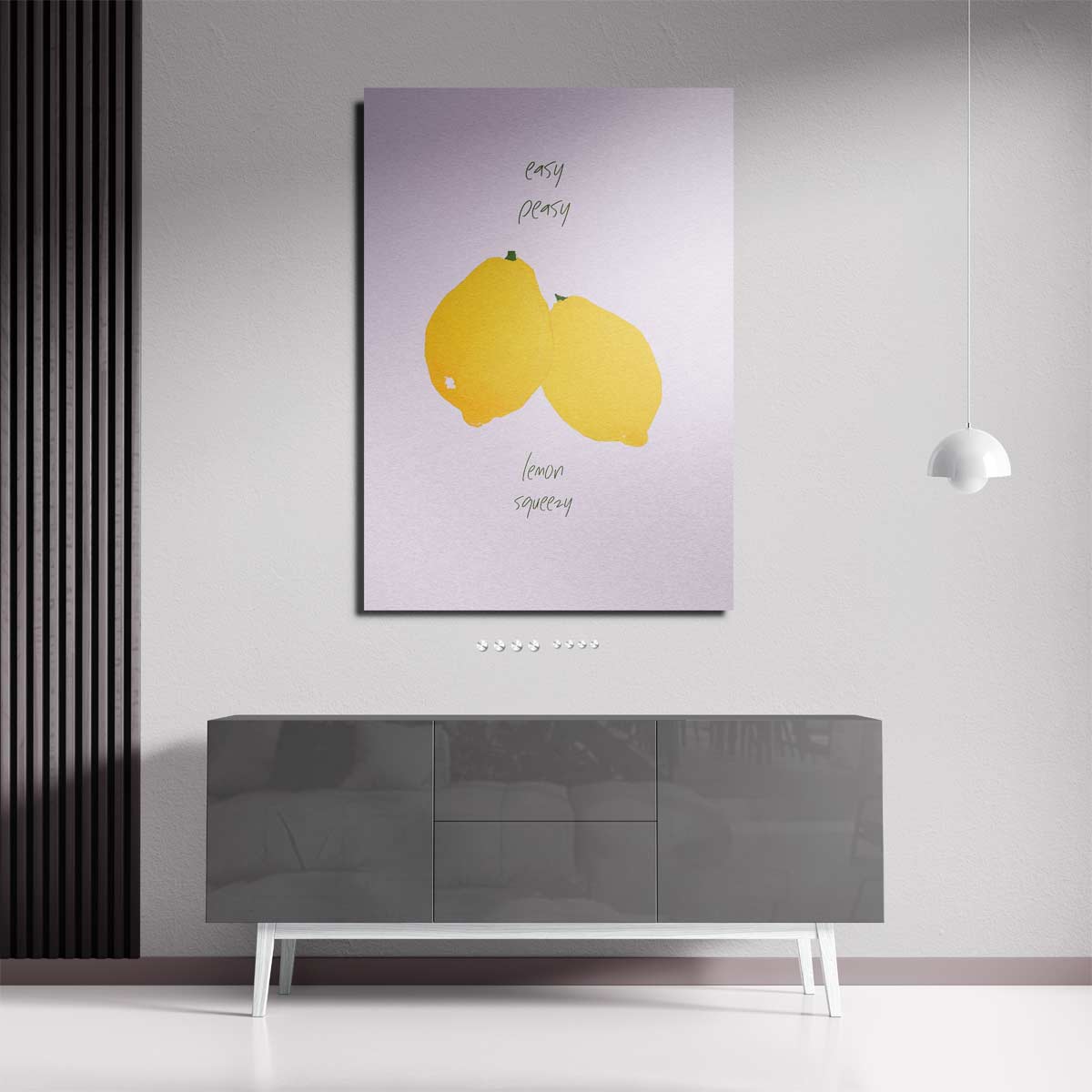 Easy Peasy Lemon Squeezy Kunstwerk-canvas-dibond-plexiglas-wanddecoratie-WallArtistic