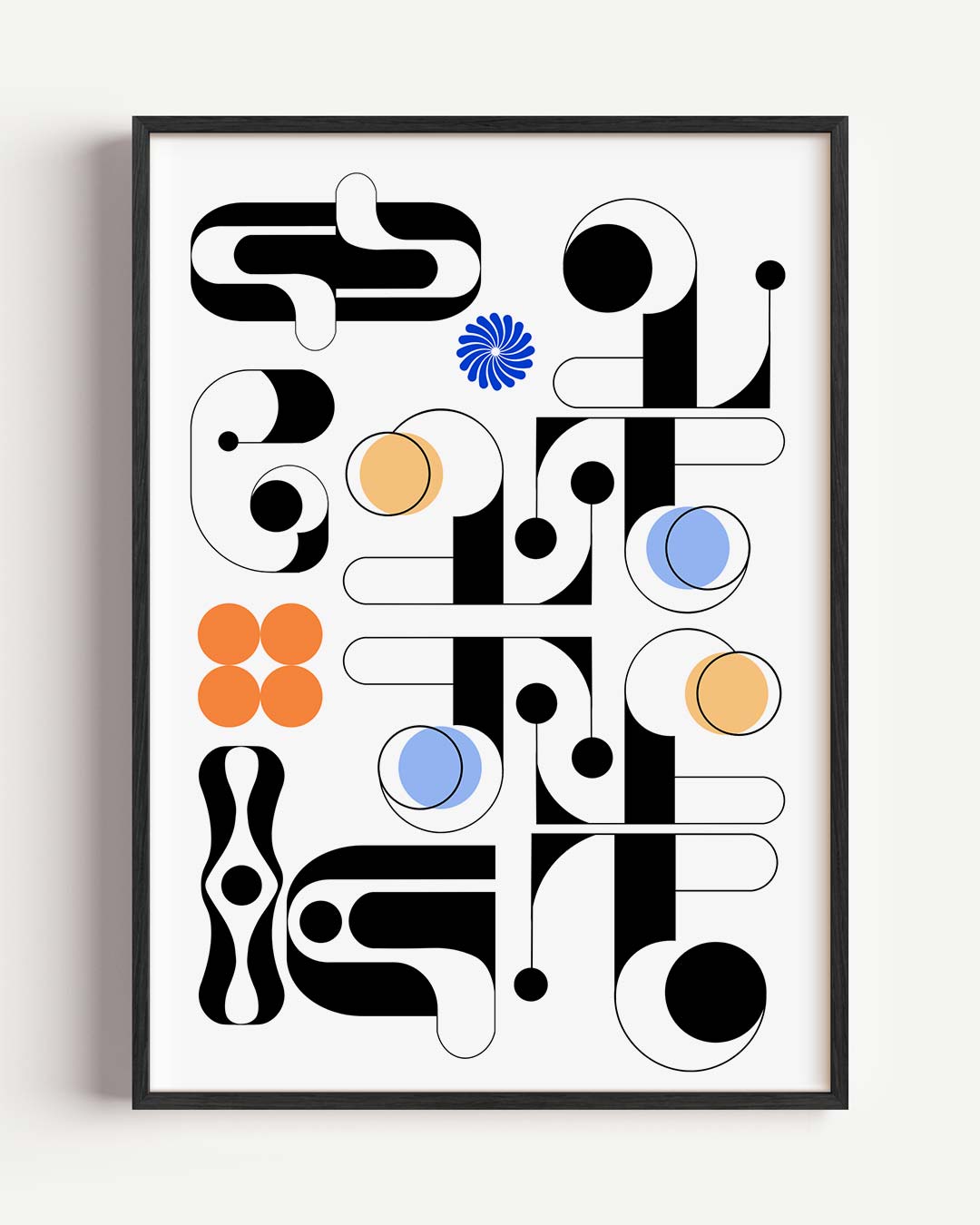 Moderne Abstracte Kunst Poster