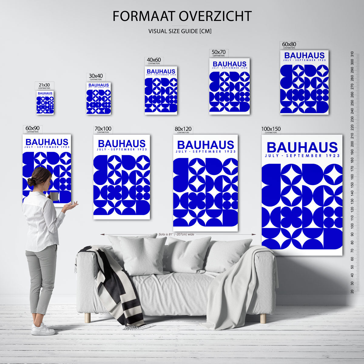 Vormen en vlakken Poster