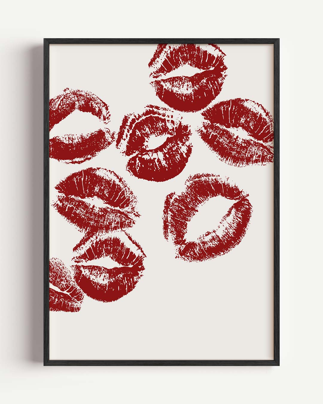 Lippenstiftkusjes Poster