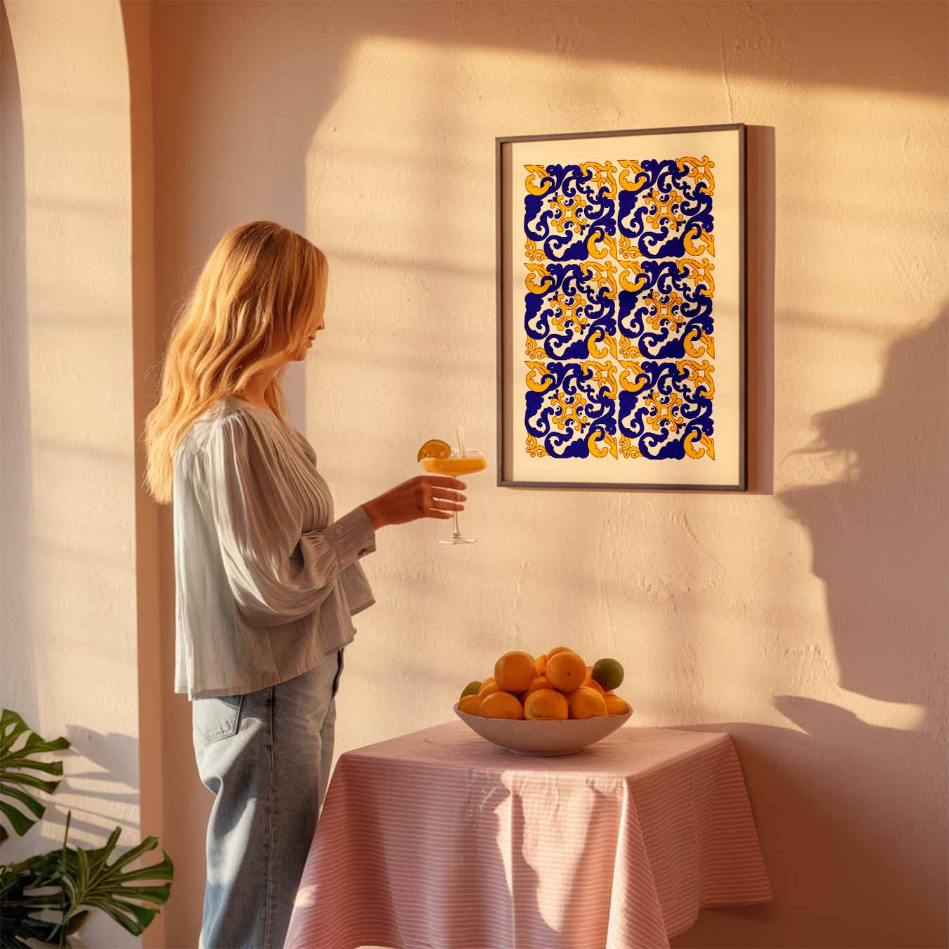 Mozaïek Magie Wandposter