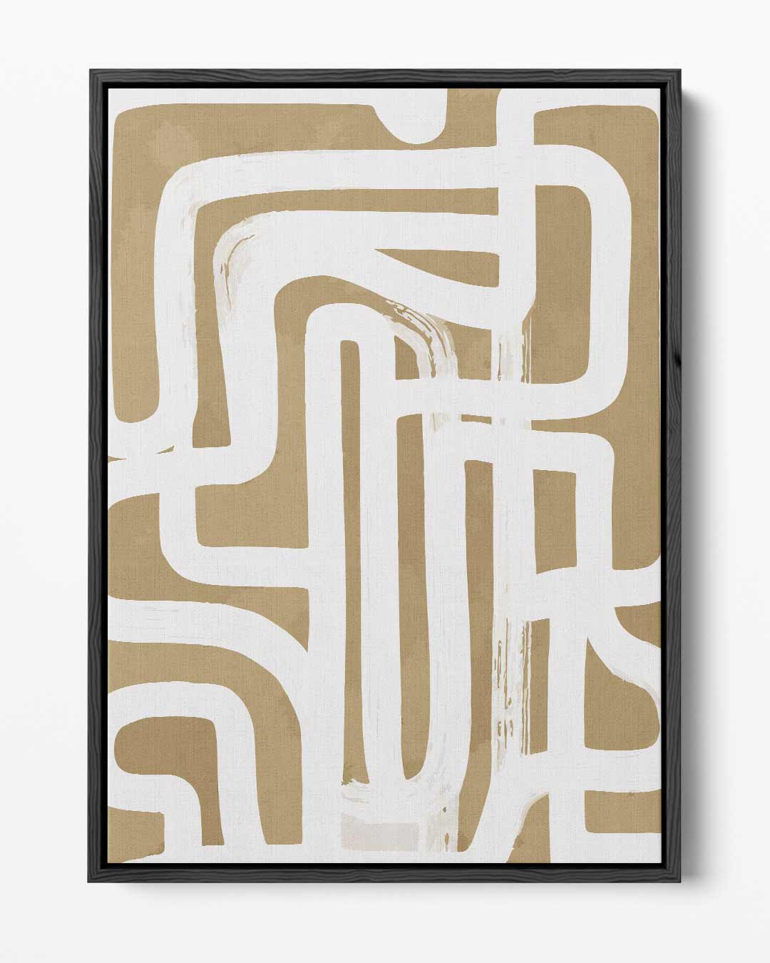 Abstracte Labyrint Verkenning Kunstwerk-canvas-dibond-plexiglas-wanddecoratie-WallArtistic