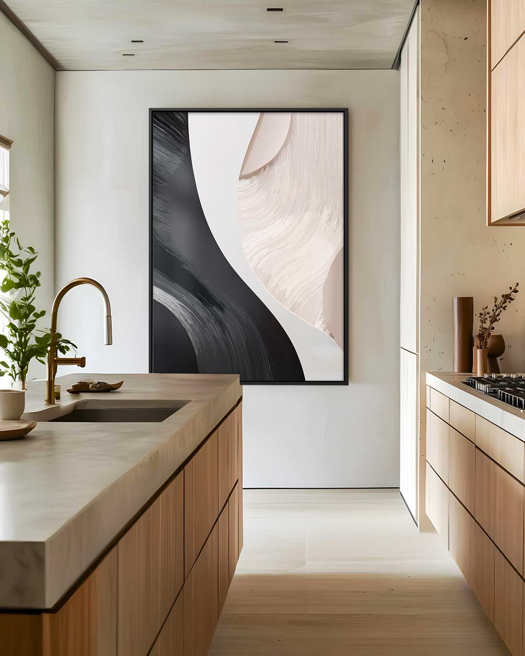 Harmonisch Contrast Kunstwerk-canvas-dibond-plexiglas-wanddecoratie-WallArtistic