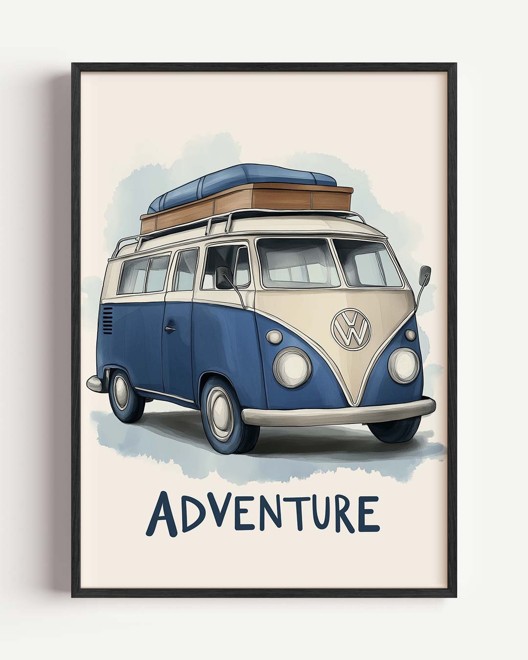 Retro Camper Avontuur Poster