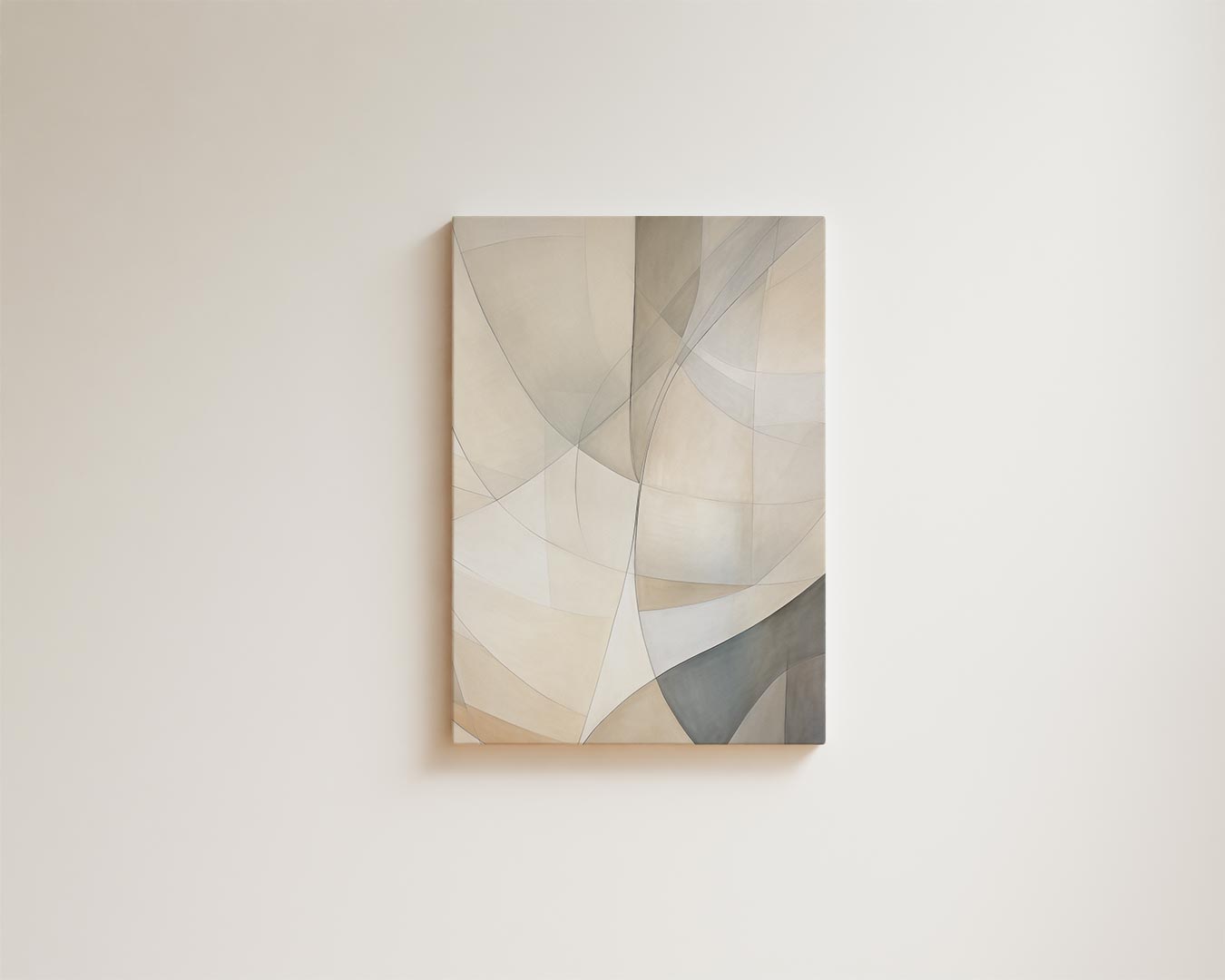 Lyrische Lijnen Kunstwerk-canvas-dibond-plexiglas-wanddecoratie-WallArtistic