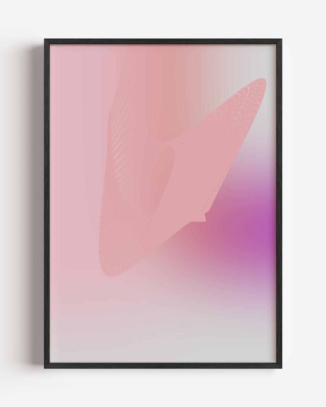 Dromerige Abstracte Zachte Pastel Poster-WallArtistic