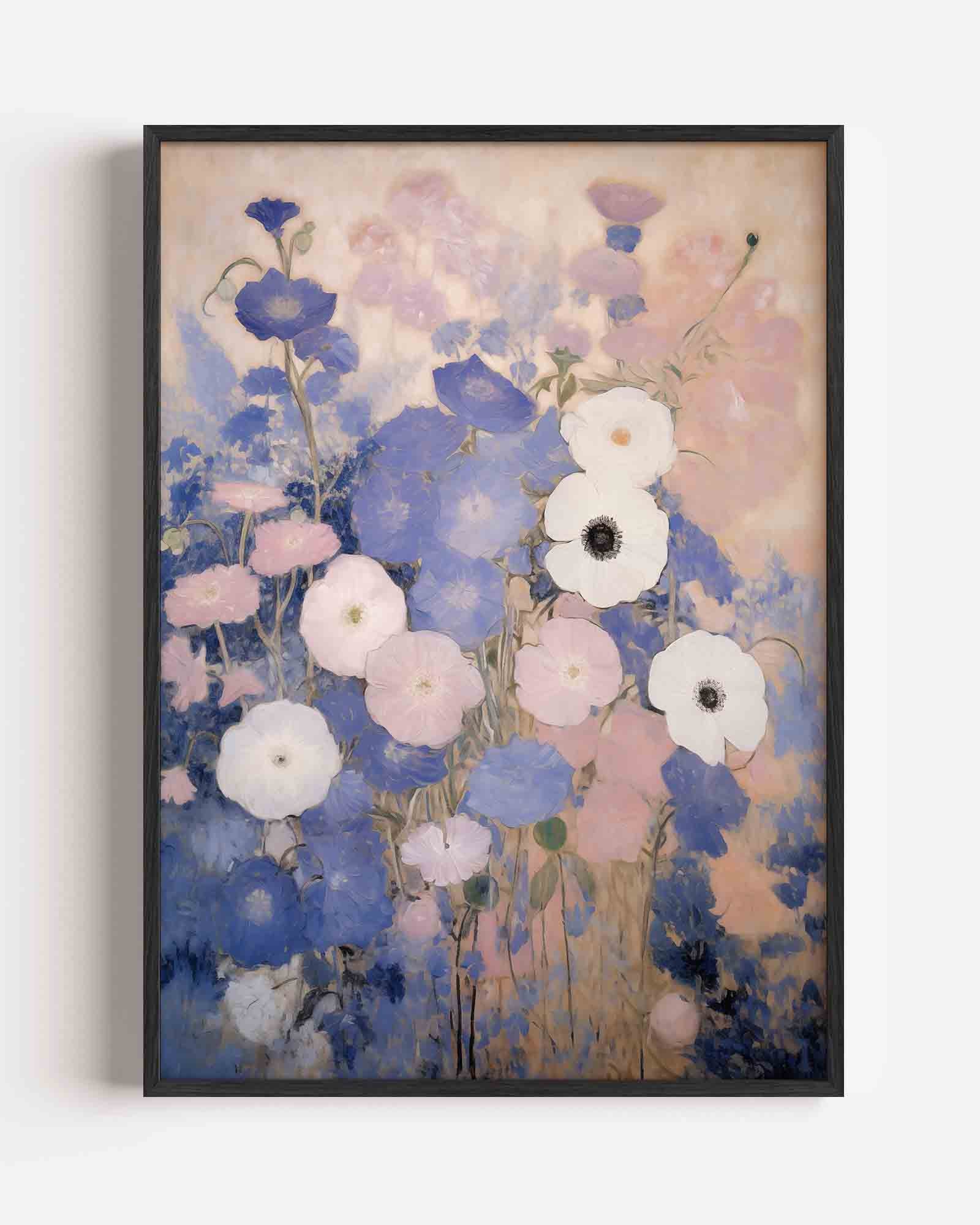 Bloemen in pastel Poster