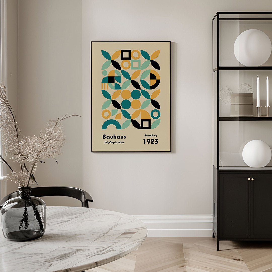 Vormritme en kleur Poster