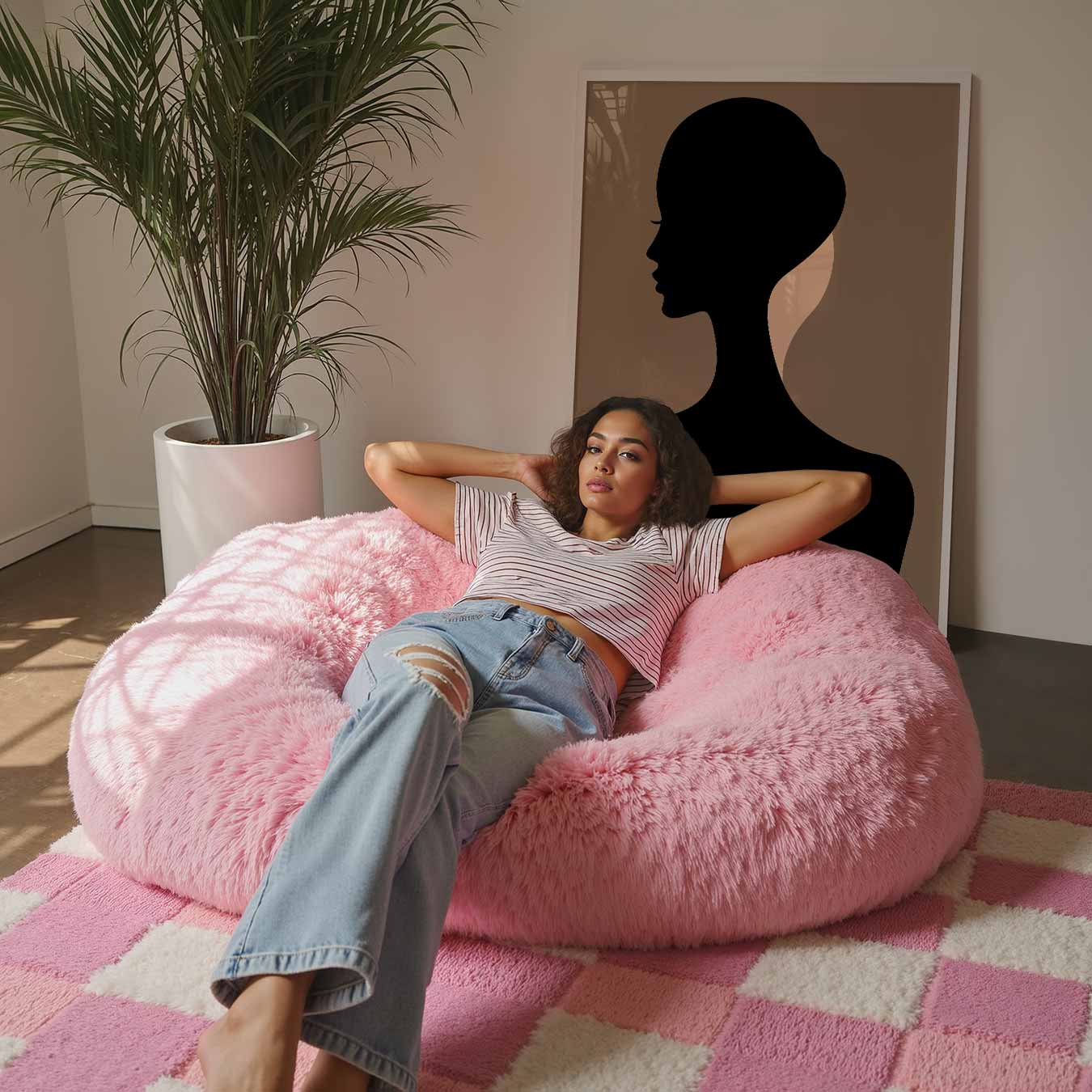 Elegante Silhouet Damesposter