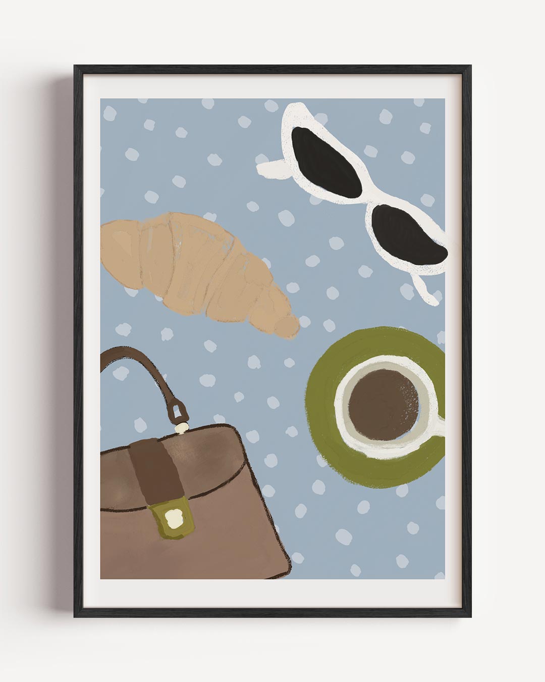 Stijlvolle Ontbijt Chic Poster-WallArtistic