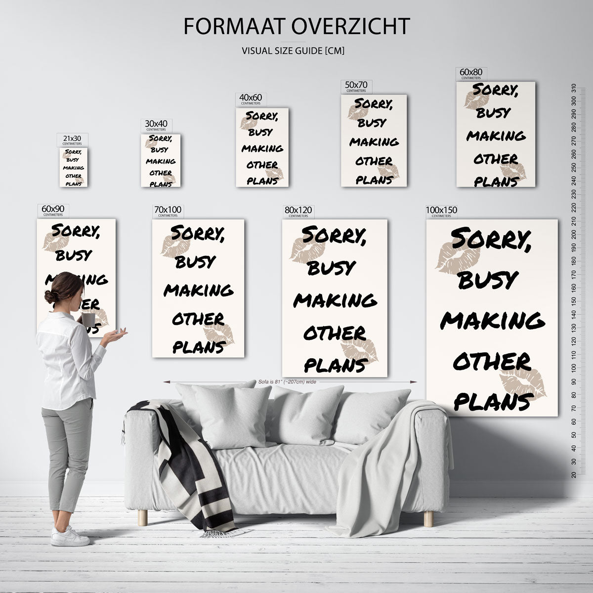 Sorry busy making plans Poster