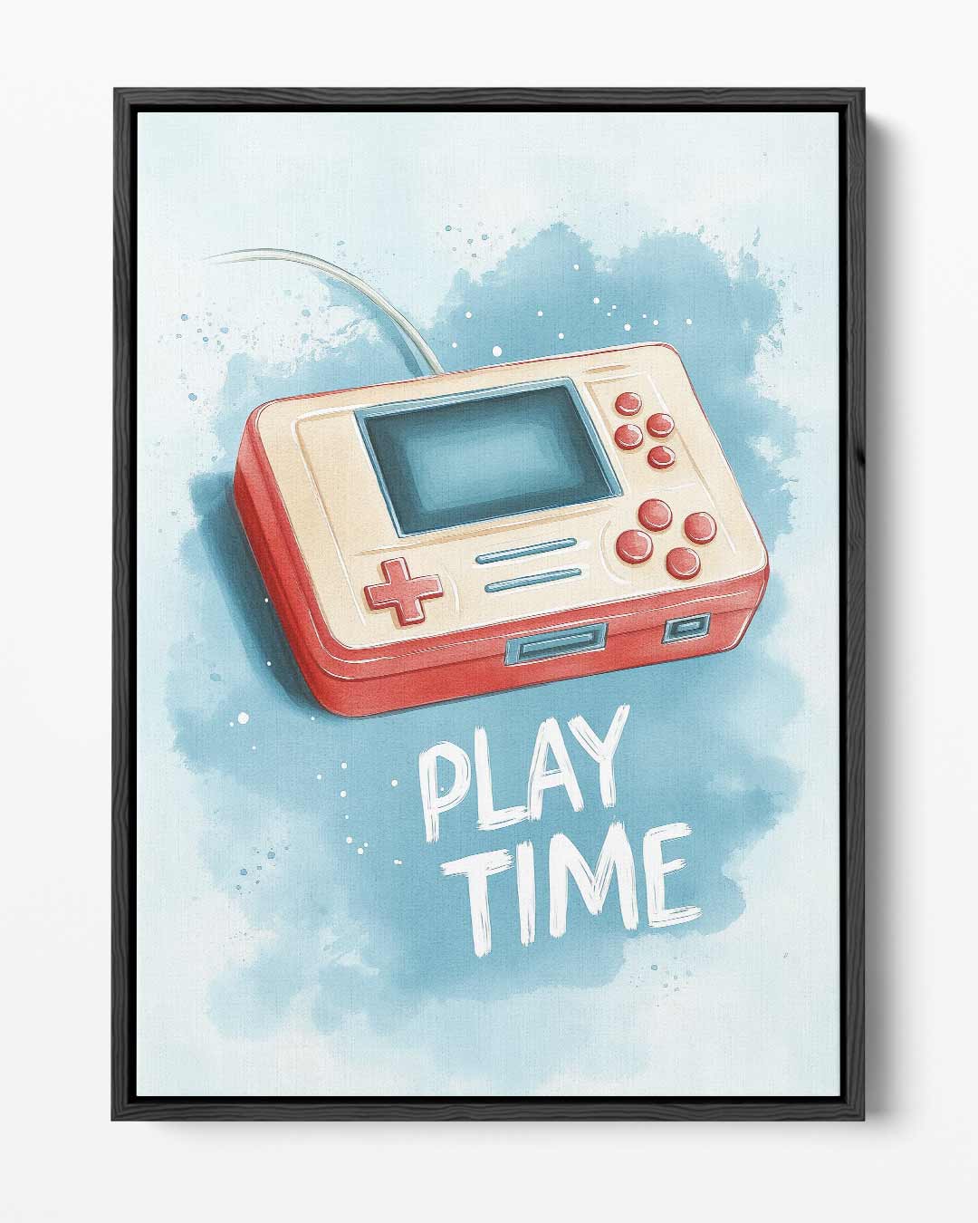Retro Game Vibes Kunstwerk-canvas-dibond-plexiglas-wanddecoratie-WallArtistic