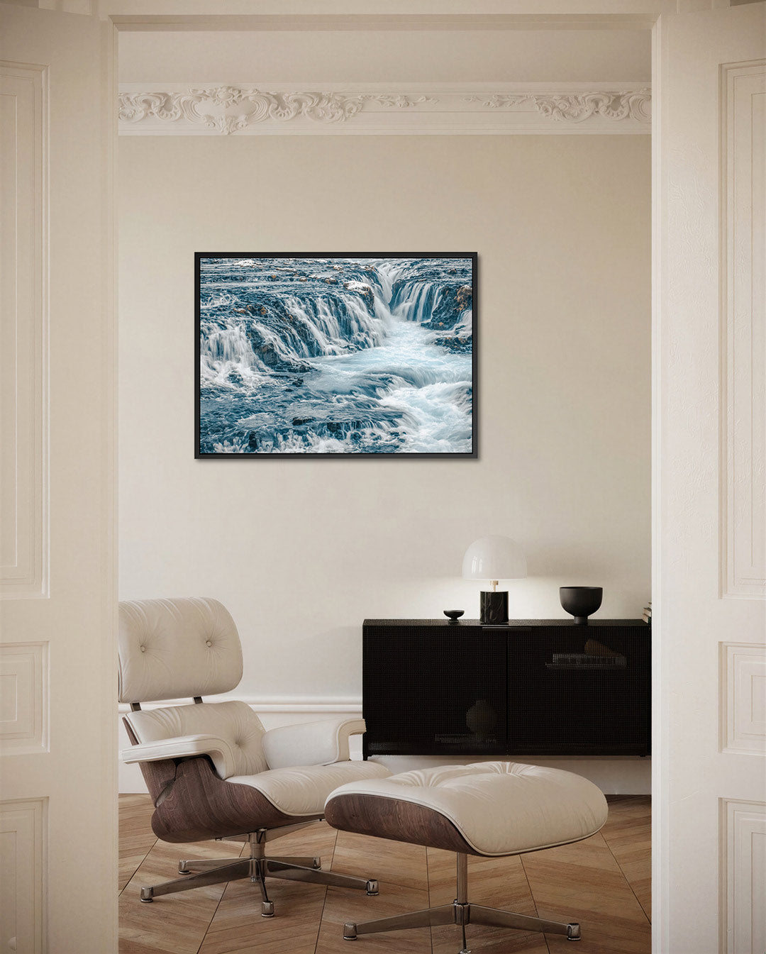 Dynamische waterval Kunstwerk