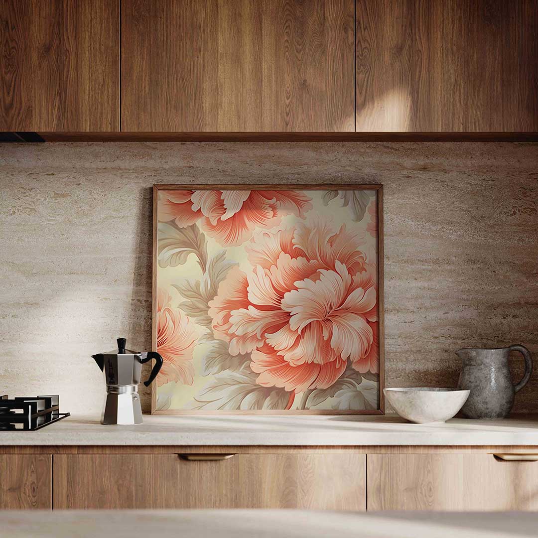 Bloemen en bladeren Poster