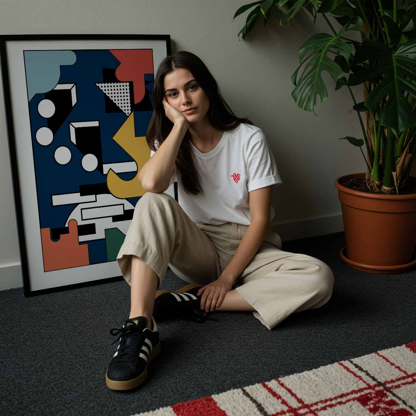 Retro Geometrische Kunstposter