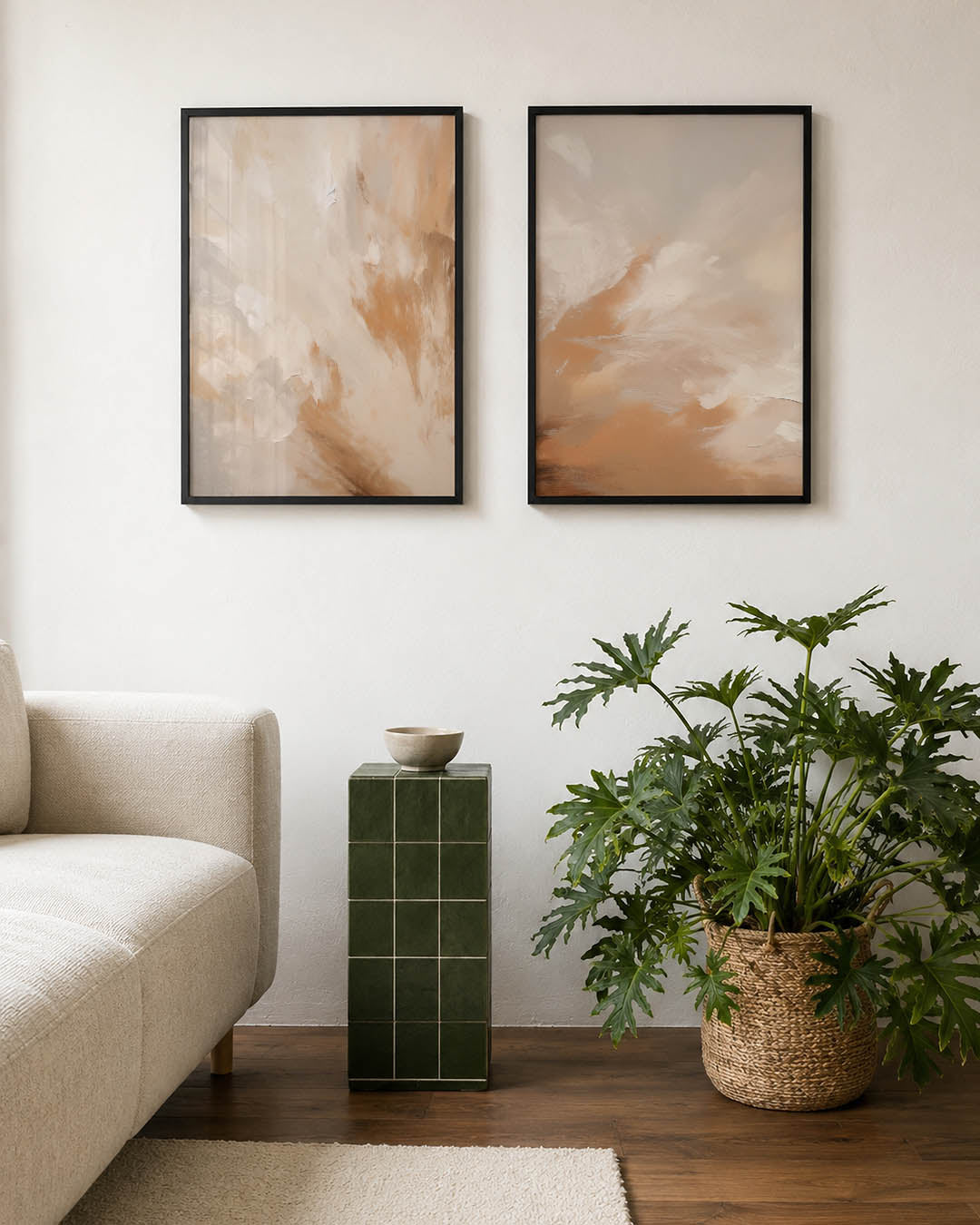 Zachte kleurvlakken Posterset