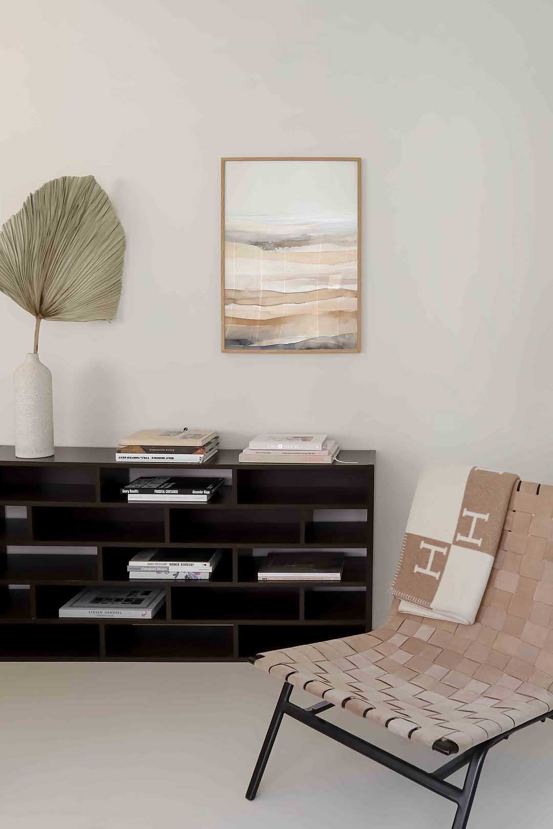 Abstracte lagen Poster