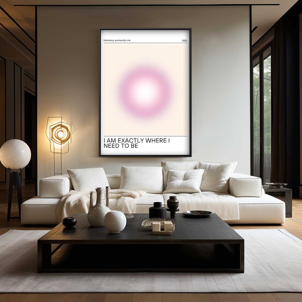 Harmonie Omringt Mij Kunstwerk-canvas-dibond-plexiglas-wanddecoratie-WallArtistic