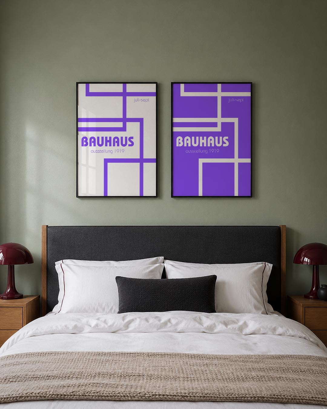 Lijnen en kleurvlakken Posterset