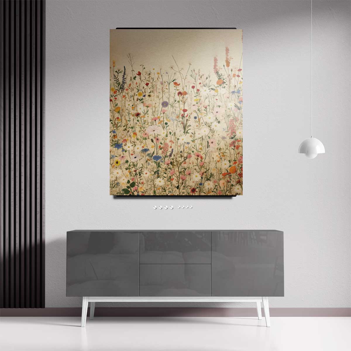Veld Vol Wildbloemen Kunstwerk-canvas-dibond-plexiglas-wanddecoratie-WallArtistic