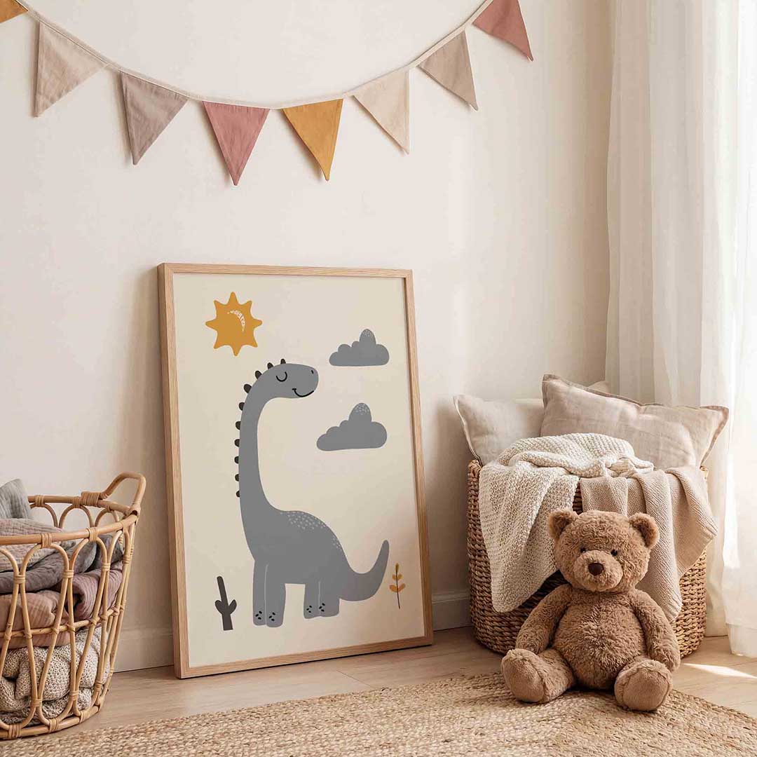 Dinosaurus en zon Poster