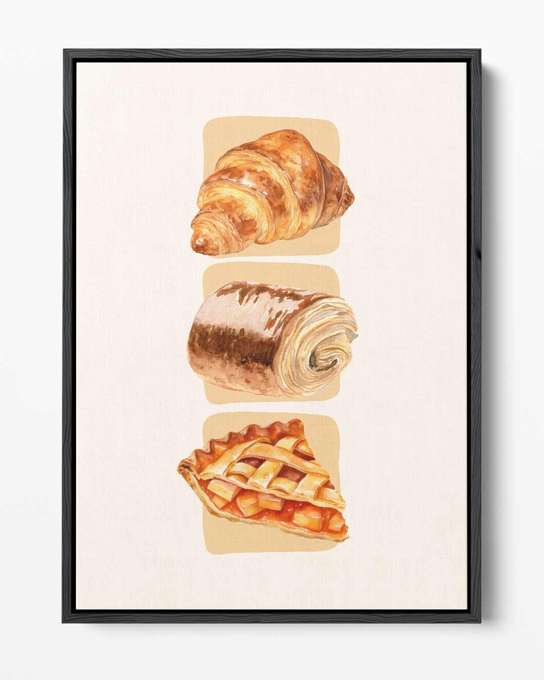 Verrukkelijke Bakkerij Trio Kunstwerk-canvas-dibond-plexiglas-wanddecoratie-WallArtistic