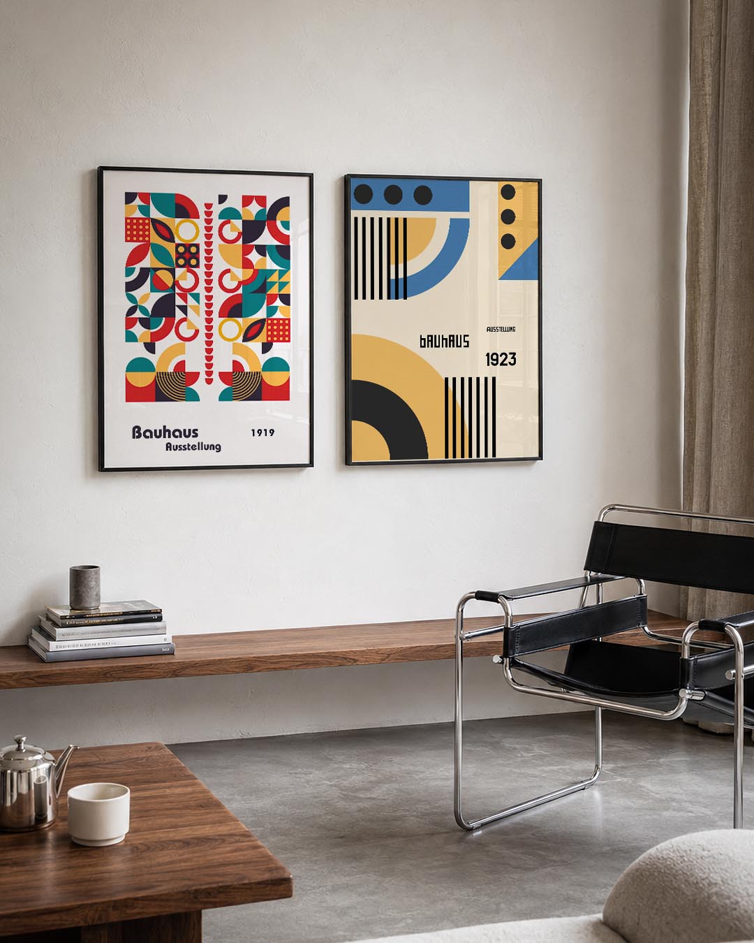 Vormenspel en kleur Posterset
