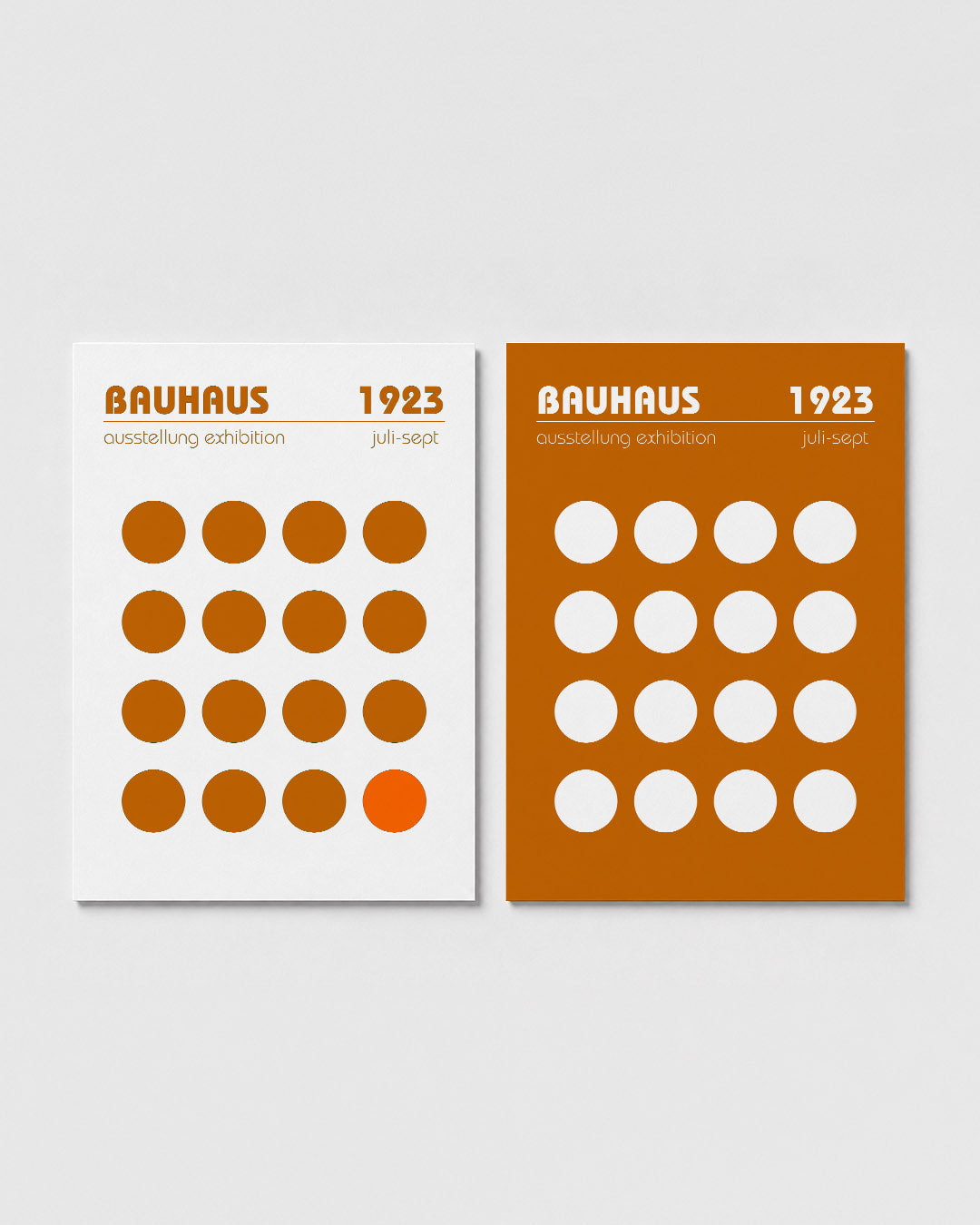 Cirkelritme en kleur Posterset